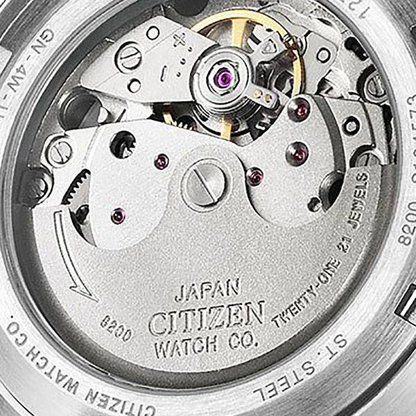 Citizen C7 Automatik Uhr, Stahl blau NH8390-20LE