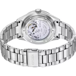 CITIZEN Retro Automatik Uhr C7 Day Date Stahl schwarz