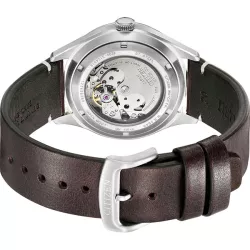 CITIZEN Retro Automatik Uhr C7 Day Date Stahl grün