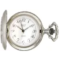 Vintage Taschenuhr Handaufzug Lokomotive Retro Türkei chrom