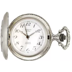 Vintage Taschenuhr Handaufzug Lokomotive Retro Türkei chrom