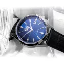 CITIZEN Retro Automatik Uhr C7 Day Date Stahl blau