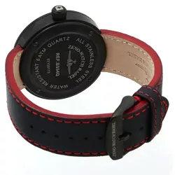 ZENO-WATCH BASEL Pilot Rondo Quartz Fliegeruhr GMT schwarz/rot