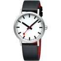 MONDAINE Classic 40 Bahnhofsuhr Pure - ohne Logo matt