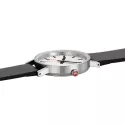 MONDAINE Classic 40 Bahnhofsuhr Pure - ohne Logo matt
