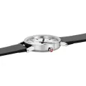 MONDAINE Classic 36 Bahnhofsuhr TagDatum