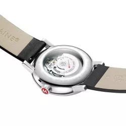 MONDAINE Evo2 40 Bahnhofsuhr Automatik mit Datum