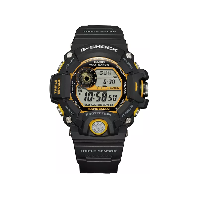 G-SHOCK Rangeman Funk-Solaruhr Kompass-Alti-Baro-Thermometer Y