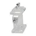 ZENO Miniaturuhr aus Bleikristall Quartz Tischuhr klein