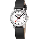 MONDAINE Evo2 35 Bahnhofsuhr Automatik mit Datum