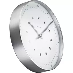 Junghans MAX BILL Wanduhr Zahlen Silent Quartz gross