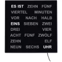 AMS Design Wortuhr Tischuhr 28cm