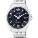 CITIZEN Global Weltzeit Eco Drive Solar Funkuhr Stahl schwarz