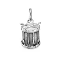 Anhänger Basler Trommel 14mm in Silber