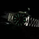 CITIZEN Tsuyosa Retro Automatik Uhr Stahl dunkelblau