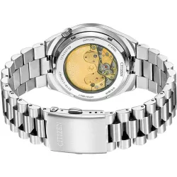 CITIZEN Tsuyosa Retro Automatik Uhr Stahl dunkelblau