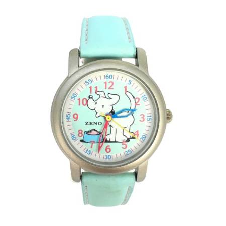 Quartz Kinderuhren mit Zahlen - Hund Whity