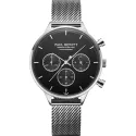 PAUL HEWITT Chronograph Oceanpulse 40 Solar Edelstahl schwarz