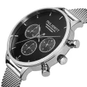 PAUL HEWITT Chronograph Oceanpulse 40 Solar Edelstahl schwarz