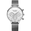 PAUL HEWITT Chronograph Oceanpulse 40 Solar Edelstahl weiss