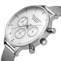 PAUL HEWITT Chronograph Oceanpulse 40 Solar Edelstahl weiss