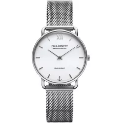 PAUL HEWITT Armbanduhr Sailor 33 Solar Recy-Stahl weiss