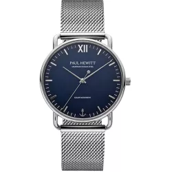 PAUL HEWITT Armbanduhr Sailor 39 Solar Edelstahl blau