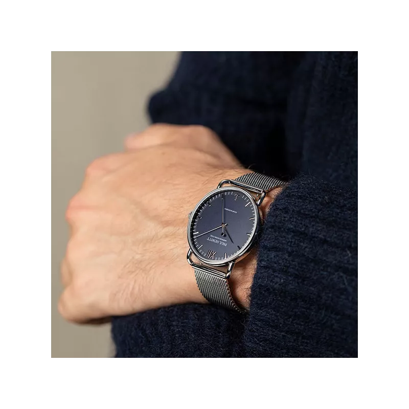 PAUL HEWITT Armbanduhr Sailor 39 Solar Recy-Stahl blau