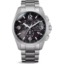 CITIZEN Promaster Pilot Chrono Funkuhr Eco-Drive Solar Edelstahl