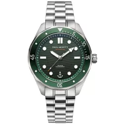 PAUL HEWITT Ocean Diver Solar Taucheruhr Stahl grün