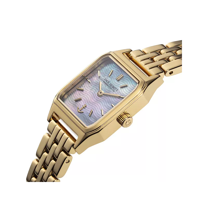 PAUL HEWITT Damenuhr Petit Soleil 20 Solar Recy-Stahl gold pearl
