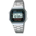 CASIO Vintage LCD Digitaluhr Iconic Illuminator silber