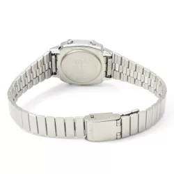 CASIO Vintage LCD Digitaluhr Wega Lady silber schwarz