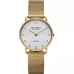 PAUL HEWITT Armbanduhr Sailor 33 Solar Recy-Stahl gold