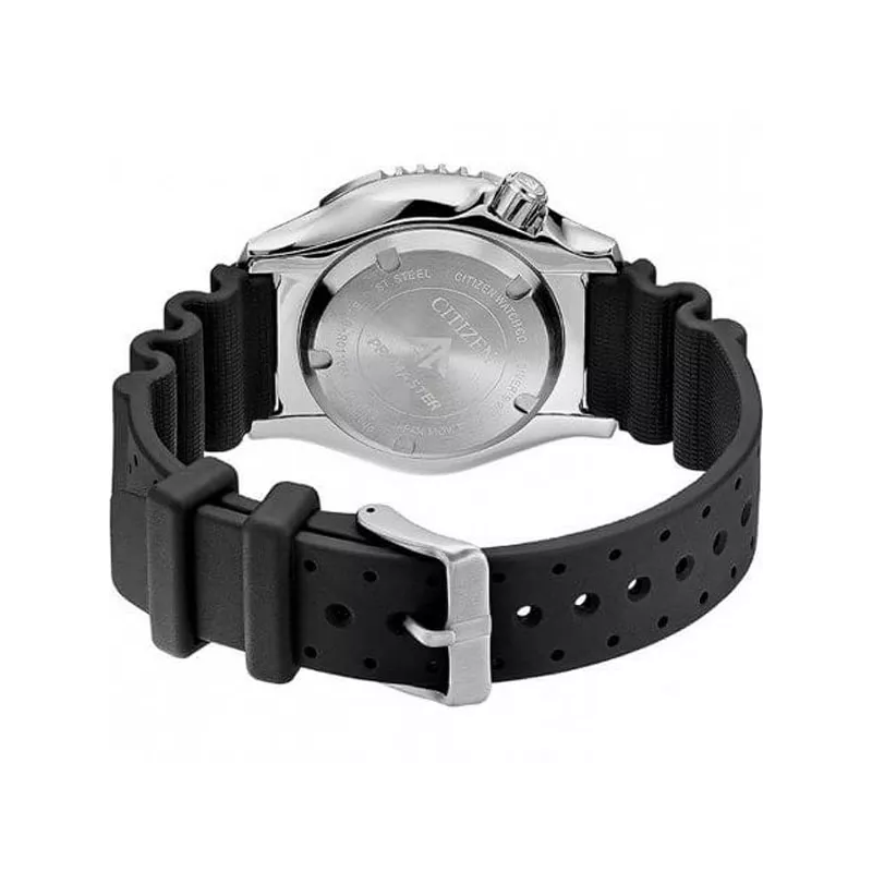 CITIZEN Promaster Diver Automatik Fugu Taucheruhr Edelstahl schwarz