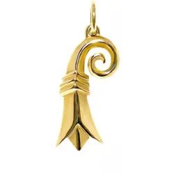 Anhänger Baslerstab klein Gold 14K