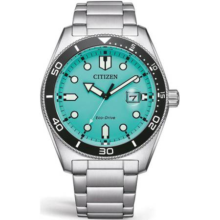 CITIZEN Promaster Eco-Drive Diver Solar Sportuhr Stahl türkis