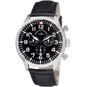 ZENO-WATCH BASEL Pilot Navigator Quartz Flieger Chrono schwarz