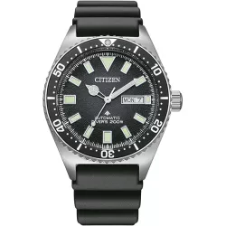 CITIZEN Promaster Diver Automatik Retro Taucheruhr Edelstahl schwarz