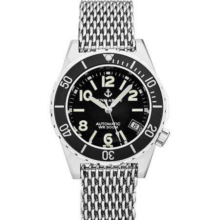 ZENO Army Diver Automatik Taucheruhr 300m Mesch