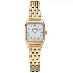 PAUL HEWITT Damenuhr Petit Soleil 20 Solar Recy-Stahl gold hellgrau