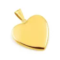 Anhänger Herz Diana 18K Gold mit Rosendekor