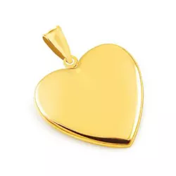 Anhänger Herz Diana 18K Gold mit Rosendekor
