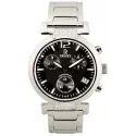 RENDEX Crystals Chronograph Quartzuhr Edelstahl