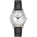 CITIZEN Damenuhr Klassik Eco-Drive Solaruhr Stahl grau
