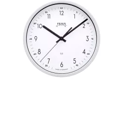 FILIUS Zeitdesign Funk-Wanduhr weiss