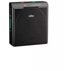 BRAUN Reisewecker Silent Travel Alarm mit Licht schwarz