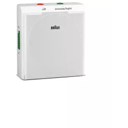 BRAUN Reisewecker Silent Travel Alarm mit Licht weiss