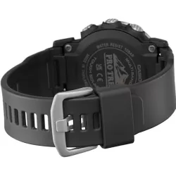CASIO Pro Trek Funk-Solaruhr Alti-Baro-Thermo-Kompass silber