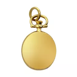 Klassik Anhängeuhr oval vergoldet